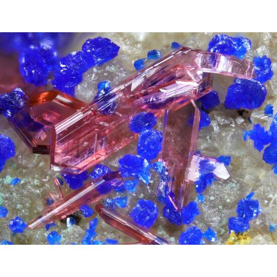 Erythrite Azurite & Glaukosphaerite