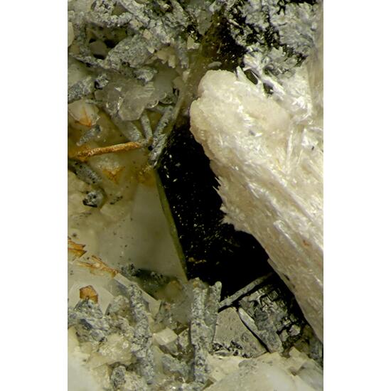 Adamsite-(Y) Psm Shomiokite-(Y) With Bastnäsite Eudidymite Epididymite & Chabazite-Na On Parisite-(Ce) With Donnayite-(Y) & Synchysite-(Ce)