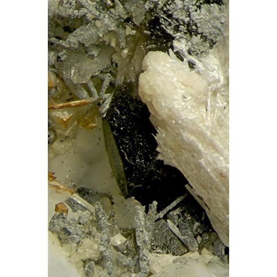 Adamsite-(Y) Psm Shomiokite-(Y) With Bastnäsite Eudidymite Epididymite & Chabazite-Na On Parisite-(Ce) With Donnayite-(Y) & Synchysite-(Ce)