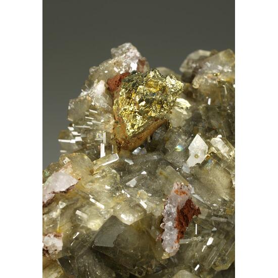 Baryte With Chalcopyrite & Quartz