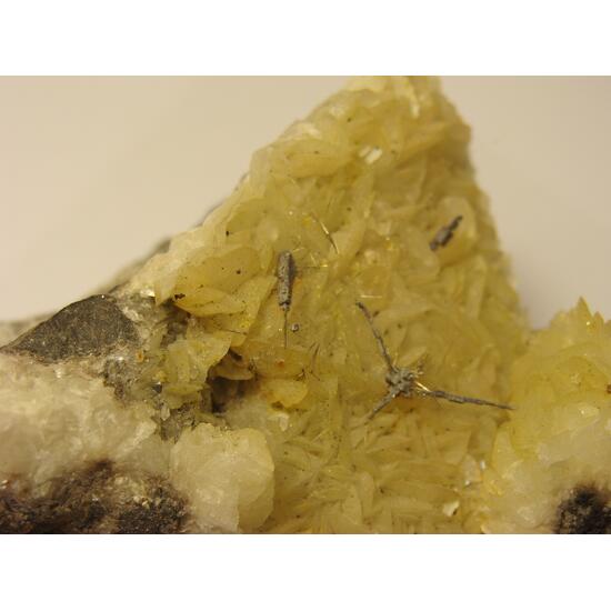 Millerite & Galena On Siderite