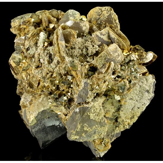 Siderite & Pyrite With Quartz