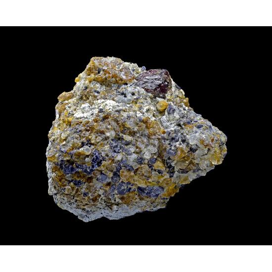 Almandine Cordierite & Cristobalite