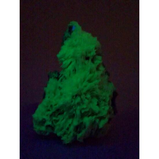 Fluorapatite Cast Scholzite Psm On Chalcedony