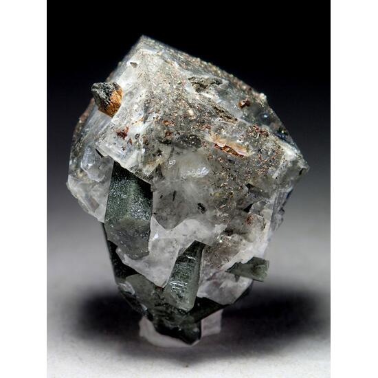 Quartz & Calcite With Pyrite & Chlorite Inclusions