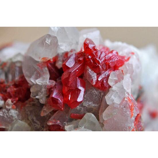 Realgar & Calcite
