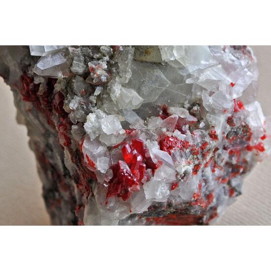 Realgar & Calcite