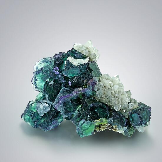 Fluorite With Quartz