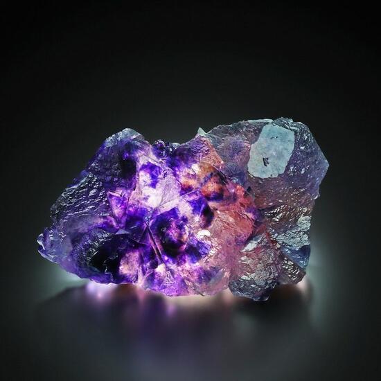 Fluorite With Arsenopyrite & Chalcopyrite