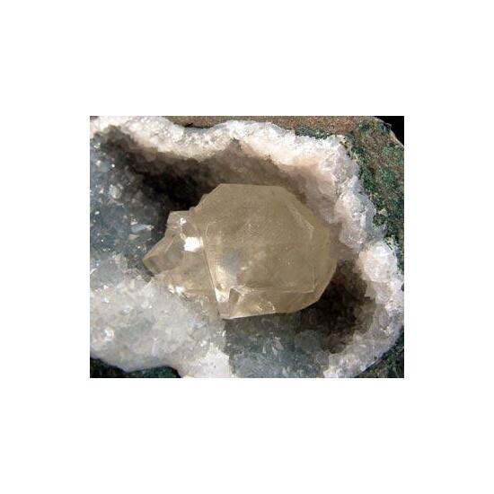 Calcite On Quartz