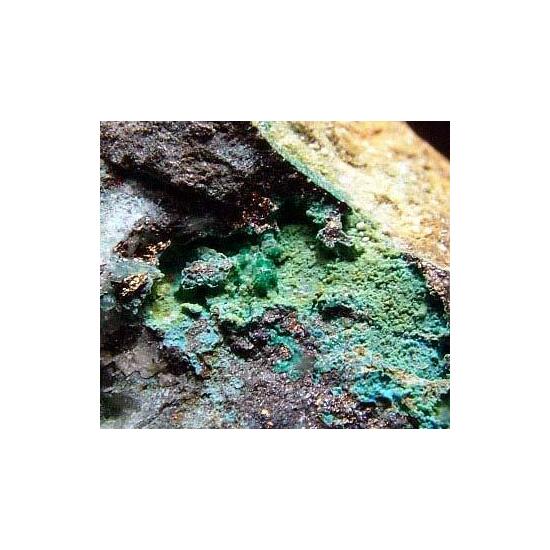 Chalcophyllite & Cyanotrichite