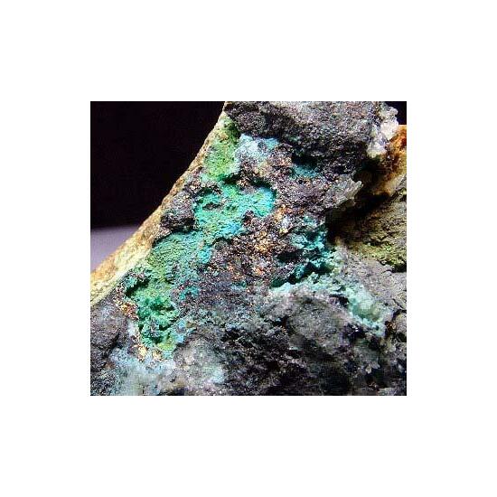 Chalcophyllite & Cyanotrichite