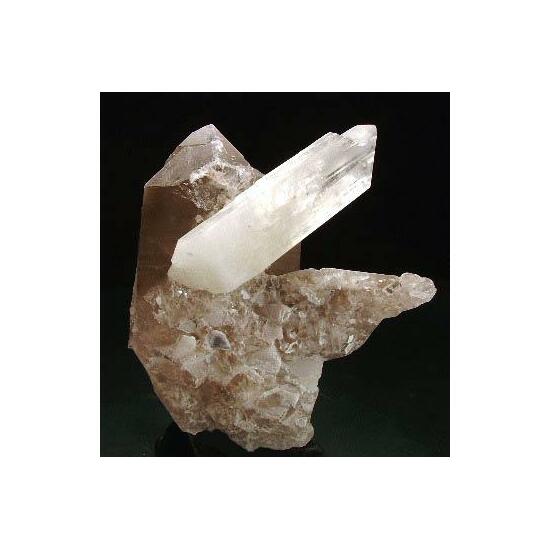 Kunzite On Quartz