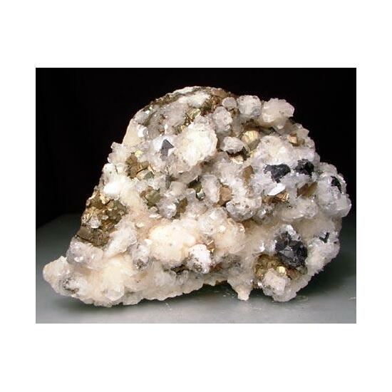 Calcite Sphalerite & Arsenopyrite