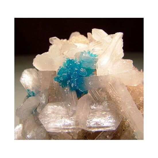 Cavansite With Calcite & Stilbite