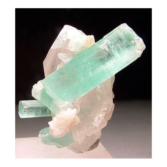 Indicolite & Quartz