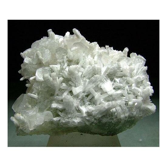 Mesolite & Apophyllite On Prehnite