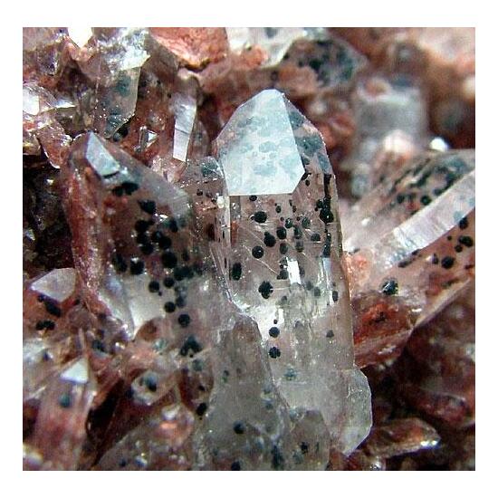 Quartz With Goethite Inclusions