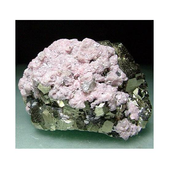 Rhodochrosite & Pyrite