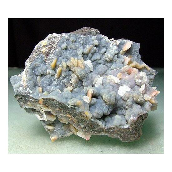 Wulfenite Chalcedony & Calcite