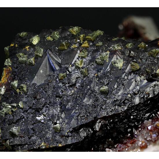 Chalcopyrite On Sphalerite