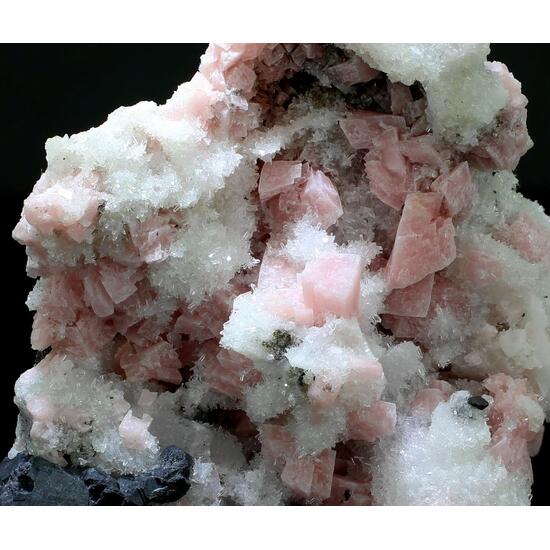 Rhodochrosite & Quartz