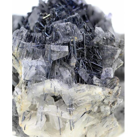 Stibnite On Baryte