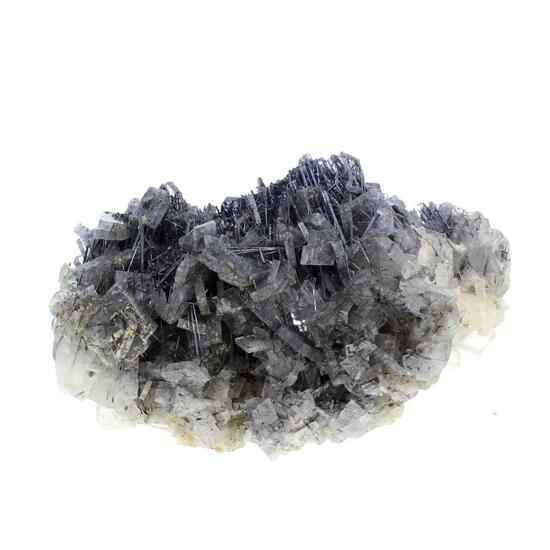 Stibnite On Baryte