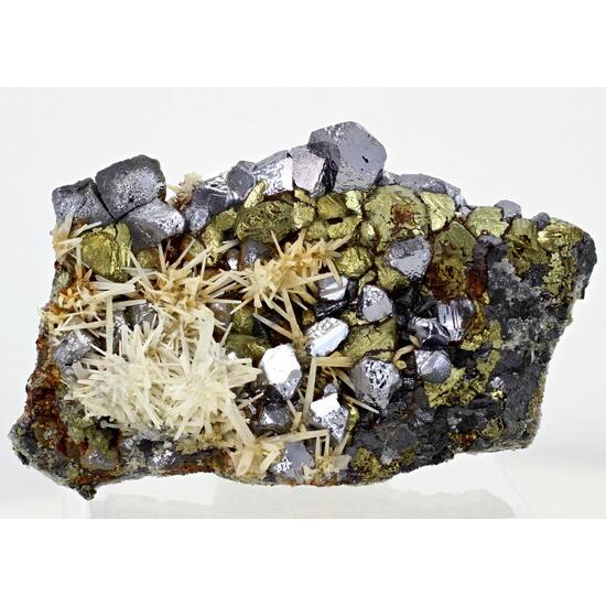 Galena Chalcopyrite Sphalerite & Quartz