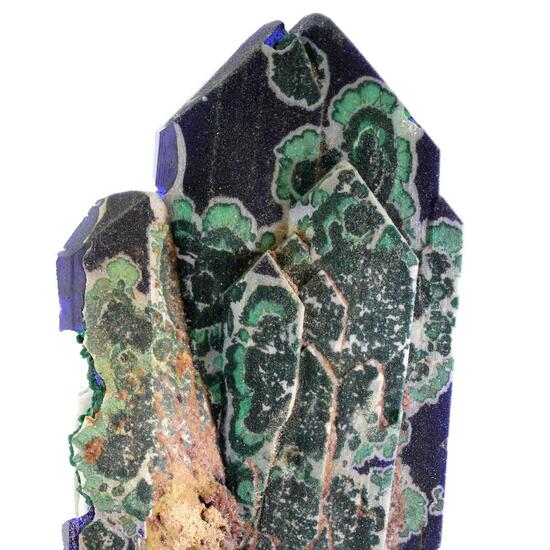 Azurite With Malachite Psm Azurite