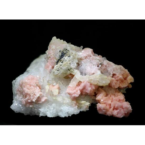 Rhodochrosite & Quartz