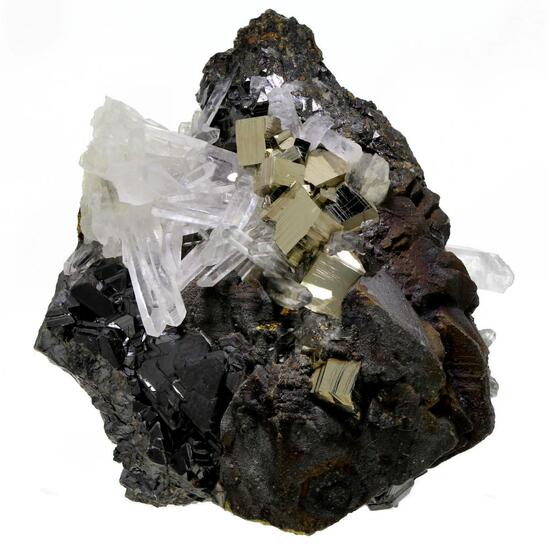 Chalcopyrite Pyrite Sphalerite & Quartz