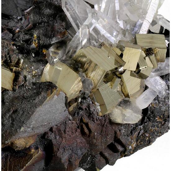 Chalcopyrite Pyrite Sphalerite & Quartz