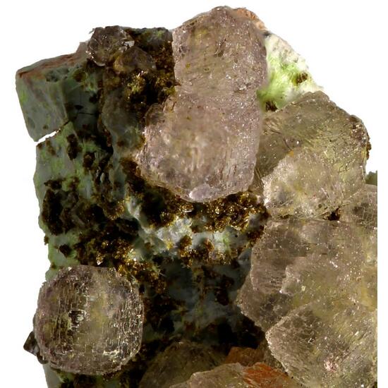 Fluorite Beudantite & Fornacite