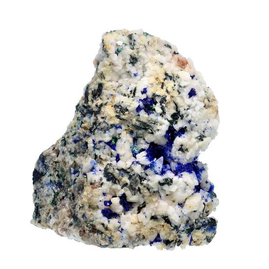 Calcite With Azurite