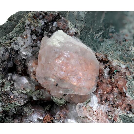 Native Copper & Calcite