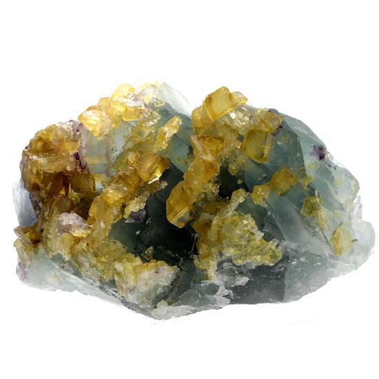 Baryte On Fluorite