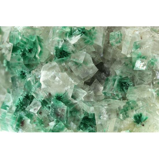 Calcite With Malachite Inclusions