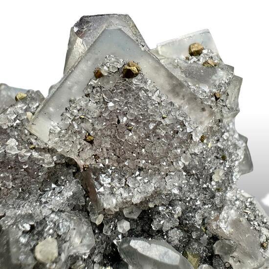 Fluorite Quartz & Chalcopyrite