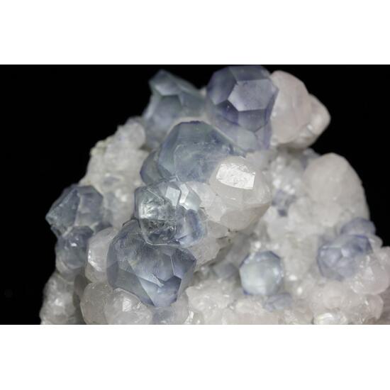 Fluorite On Calcite