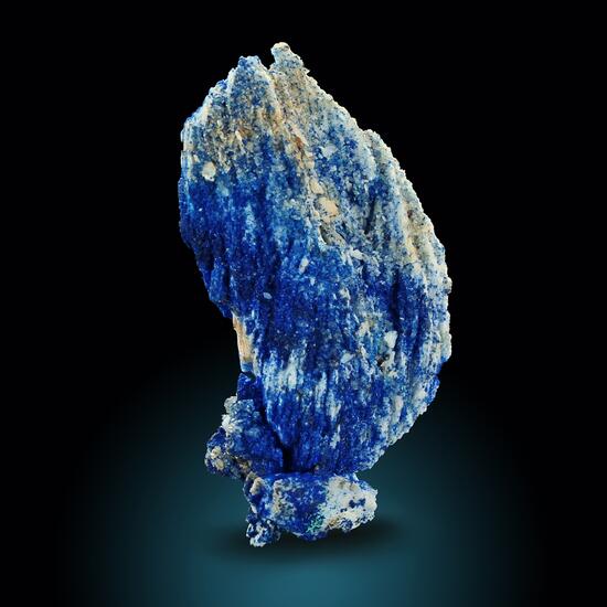 Azurite On Baryte