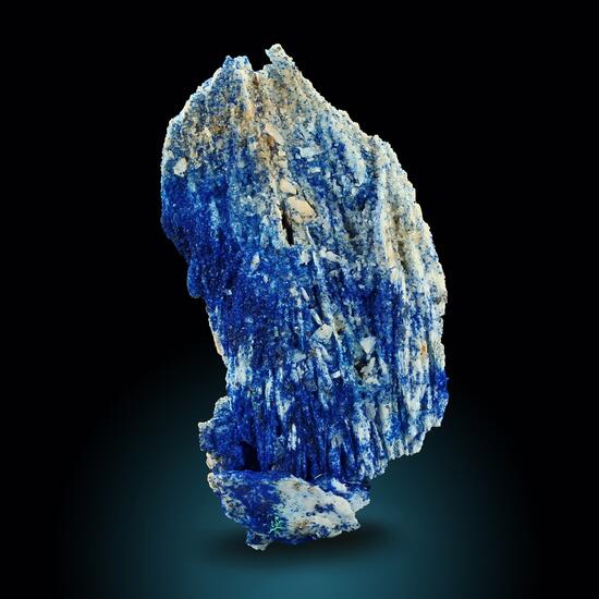 Azurite On Baryte