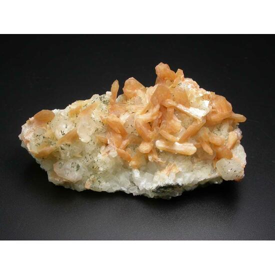 Stilbite On Calcite