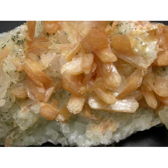 Stilbite On Calcite