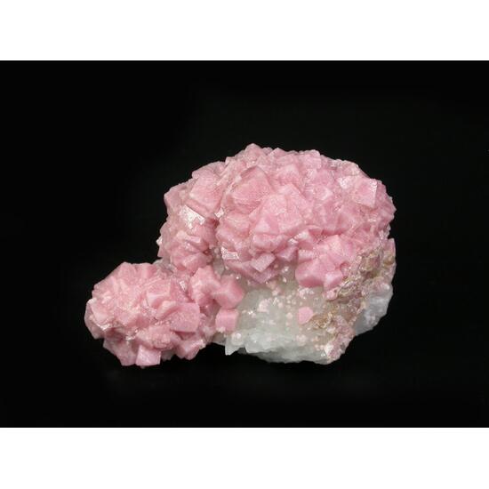 Rhodochrosite On Quartz