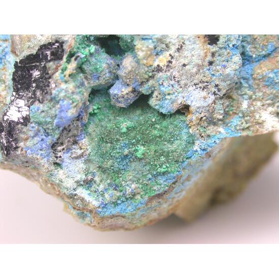 Carbonatecyanotrichite Linarite Brochantite & Anglesite
