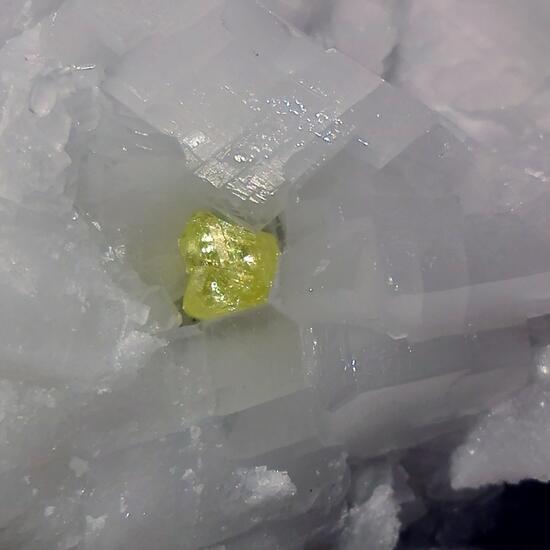Sulphur On Dolomite