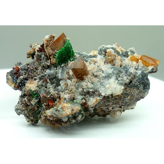 Wulfenite & Malachite