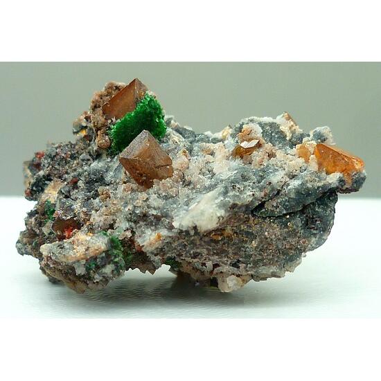 Wulfenite & Malachite