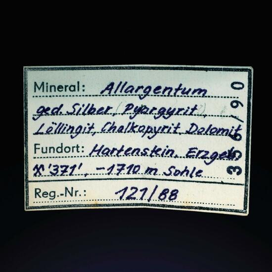 Native Silver Allargentum Löllingite Pyrargyrite